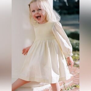 NWT Edgehill Collection x Kristin Ellen Hockman Girls' Margaret Smocked Dress